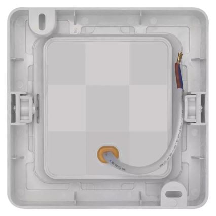 LED taklampa LED/9W/230V 12x12 cm vit