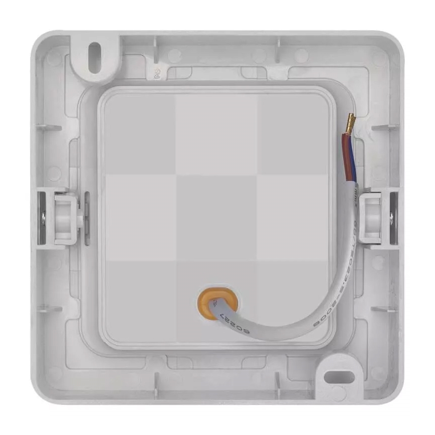 LED taklampa LED/9W/230V 12x12 cm vit
