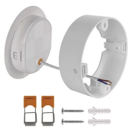 LED taklampa LED/9W/230V diameter 12 cm vit