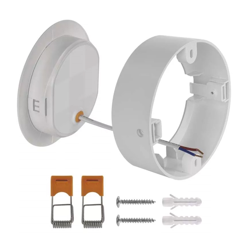 LED taklampa LED/9W/230V diameter 12 cm vit