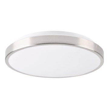 LED-taklampa LIBRA LED/15W/230V Ø 29 cm polerad krom