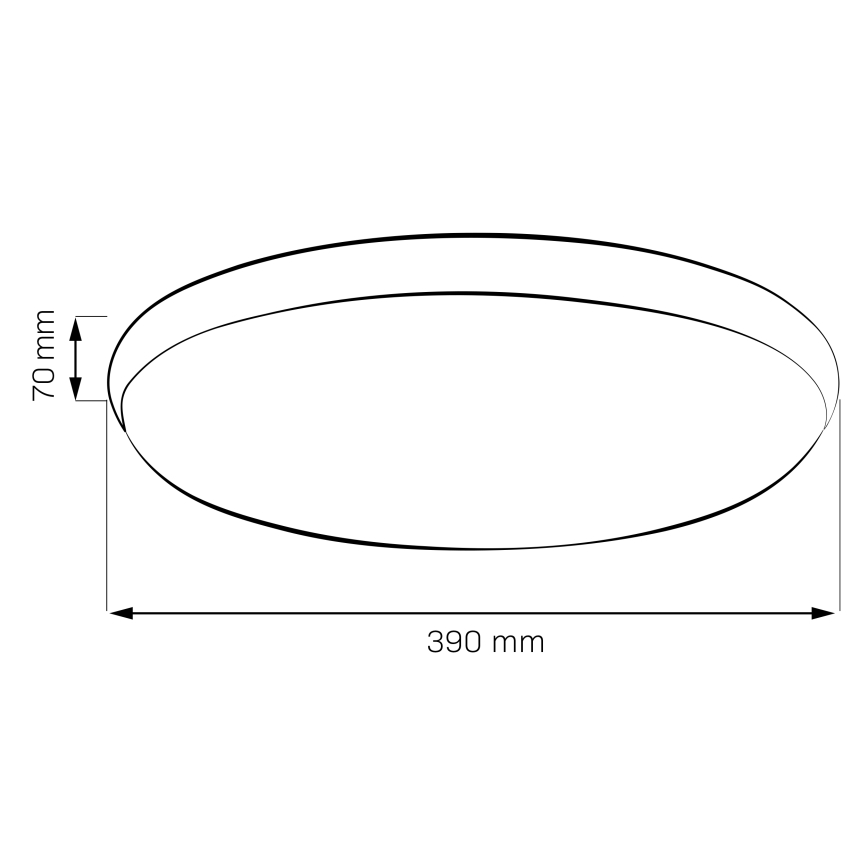 LED-taklampa LIBRA LED/24W/230V 4000K Ø 39 cm guld