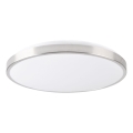 LED-taklampa LIBRA LED/24W/230V Ø 39 cm blank krom