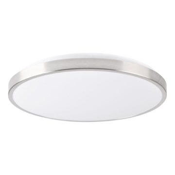 LED-taklampa LIBRA LED/24W/230V Ø 39 cm blank krom
