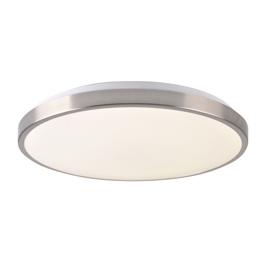 LED-taklampa LIBRA LED/24W/230V Ø 39 cm blank krom