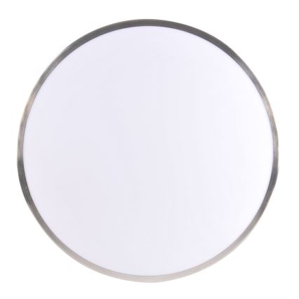 LED-taklampa LIBRA LED/24W/230V Ø 39 cm blank krom