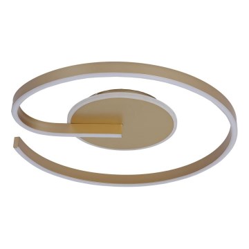 LED taklampa LORENZO LED/22W/230V Ø 50 cm guld