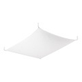 LED taklampa LUNA 2xG13/8,5W/230V 80x105 cm vit
