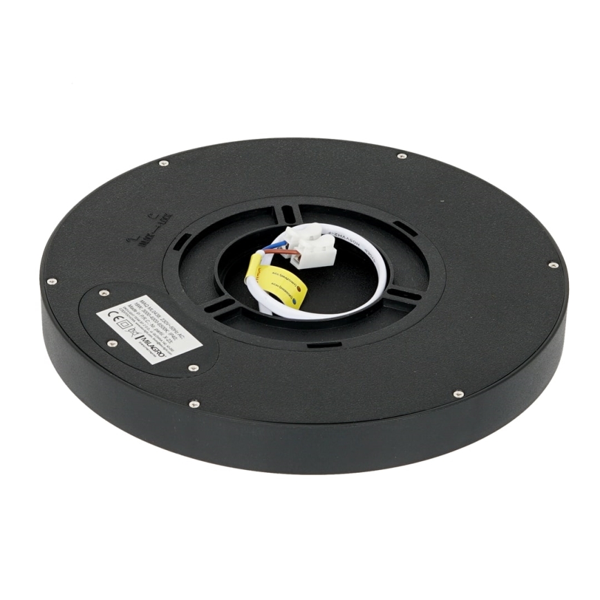 LED Taklampa MAQ LED/18W/230V 3000/4000/6500K IP40 svart