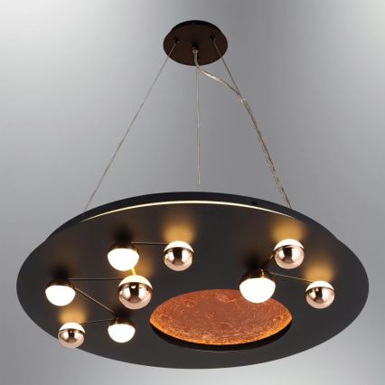 LED taklampa MARS LED/58W/230V 3000K svart