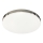 LED taklampa MAYA LED/10W/230V Ø 26 cm blank krom