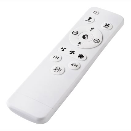 LED Dimbart taklampa med fläkt FARGO LED/37W/230V svart + fjärrkontroll