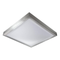LED taklampa med rörelse- och skymningssensor VITALI LED/24W/230V 4000K 33x33 cm matt krom