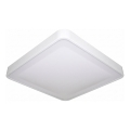 LED taklampa med rörelse- och skymningssensor WILTON LED/24W/230V 4000K 33x33 cm vit