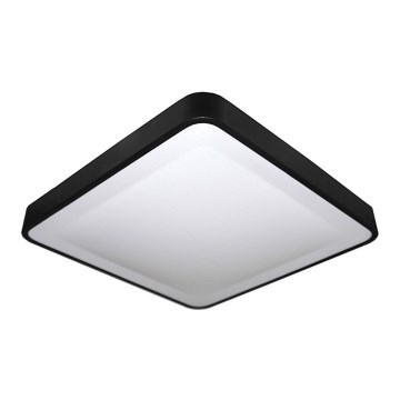 LED taklampa med sensor WILTON LED/24W/230V 37,5x37,5 cm svart