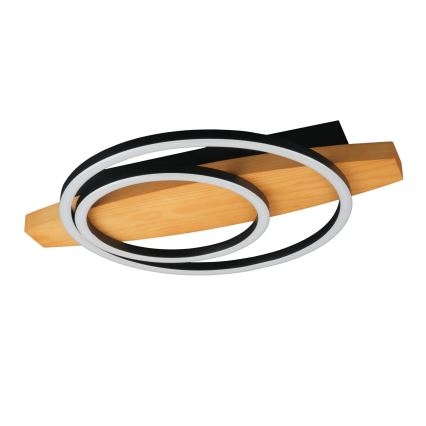 LED-taklampa MELISA LED/28W/230V 30x40 cm, furu