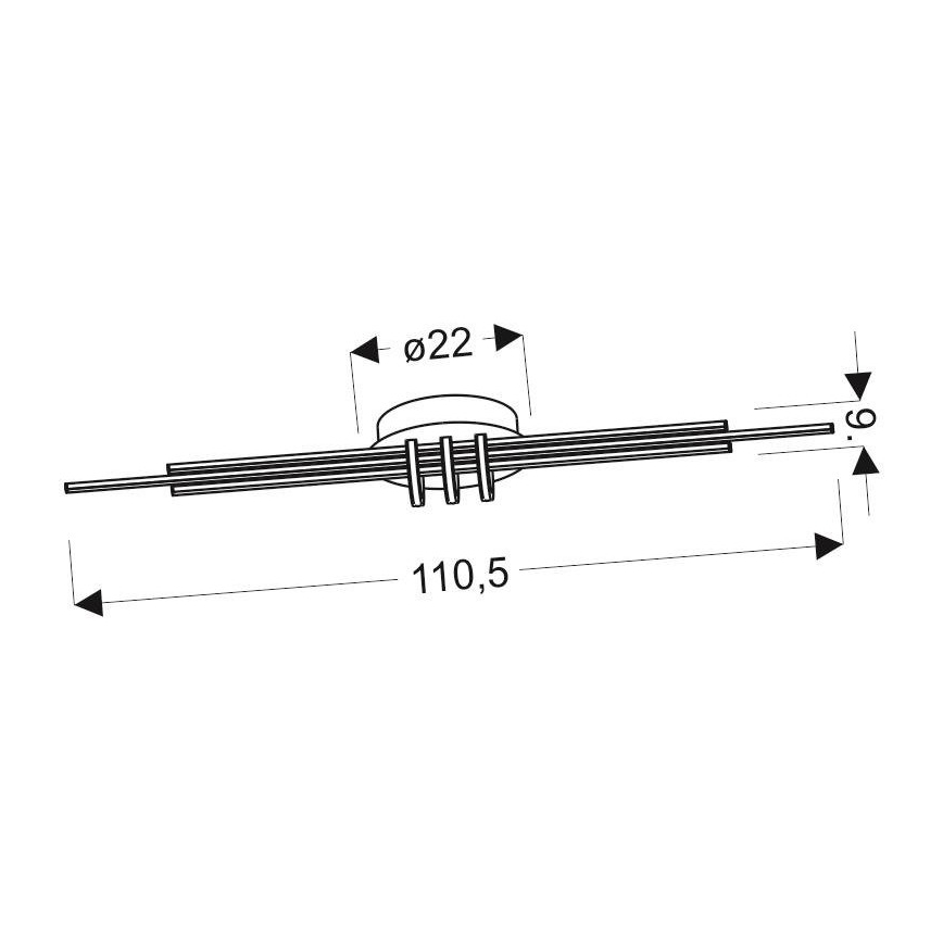 LED taklampa NAstOS LED/40W/230V