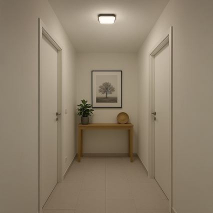 LED taklampa NEMO LED/11W/230V 26x26 cm svart