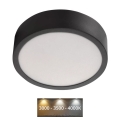 LED Taklampa NEXXO LED/12,5W/230V 3000/3500/4000K d. 17 cm svart