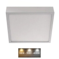 LED Taklampa NEXXO LED/21W/230V 3000/3500/4000K 22,5x22,5 cm vit