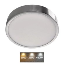 LED Taklampa NEXXO LED/21W/230V 3000/3500/4000K d. 22,5 cm krom