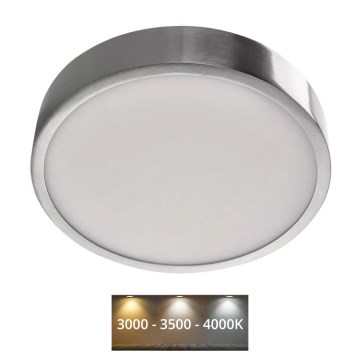 LED taklampa NEXXO LED/21W/230V 3000/3500/4000K diameter 22,5 cm skinande krom