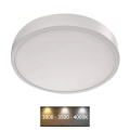 LED Taklampa NEXXO LED/28,5W/230V 3000/3500/4000K d. 30 cm vit