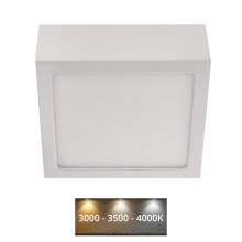 LED Taklampa NEXXO LED/7,6W/230V 3000/3500/4000K 12x12 cm vit