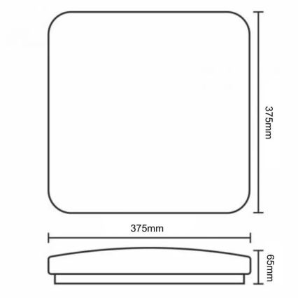 LED Dimbar taklampa OPAL LED/36W/230V 3000-6500K + fjärrkontroll