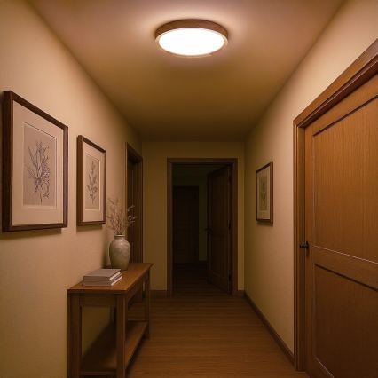 LED-taklampa ORINOKO LED/36W/230V Ø 48 cm beige