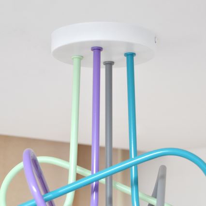 LED Takmonterad taklampa OXFORD 4xE27/10W/230V