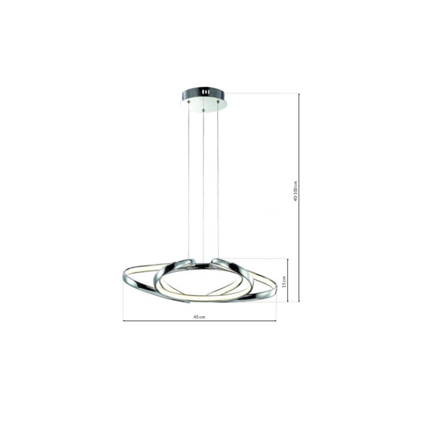 LED-taklampa på vajer COPERNICUS LED/46W/230V