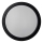 LED taklampa ROUND LED/24W/230V 4000K diameter 28,8 cm svart
