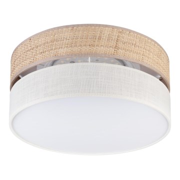 LED-taklampa SIRJA BOHO LED/20W/230V 4000K Ø 35 cm beige/krämvit
