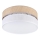 LED Taklampa SIRJA BOHO LED/20W/230V 4000K Ø 35 cm beige/vit