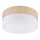LED-taklampa SIRJA BOHO LED/20W/230V 4000K Ø 35 cm beige/vit