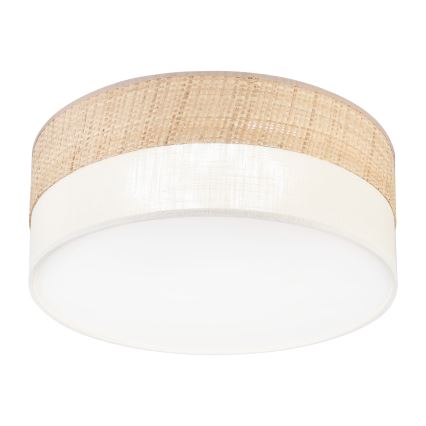 LED-taklampa SIRJA BOHO LED/20W/230V 4000K Ø 35 cm beige/krämvit