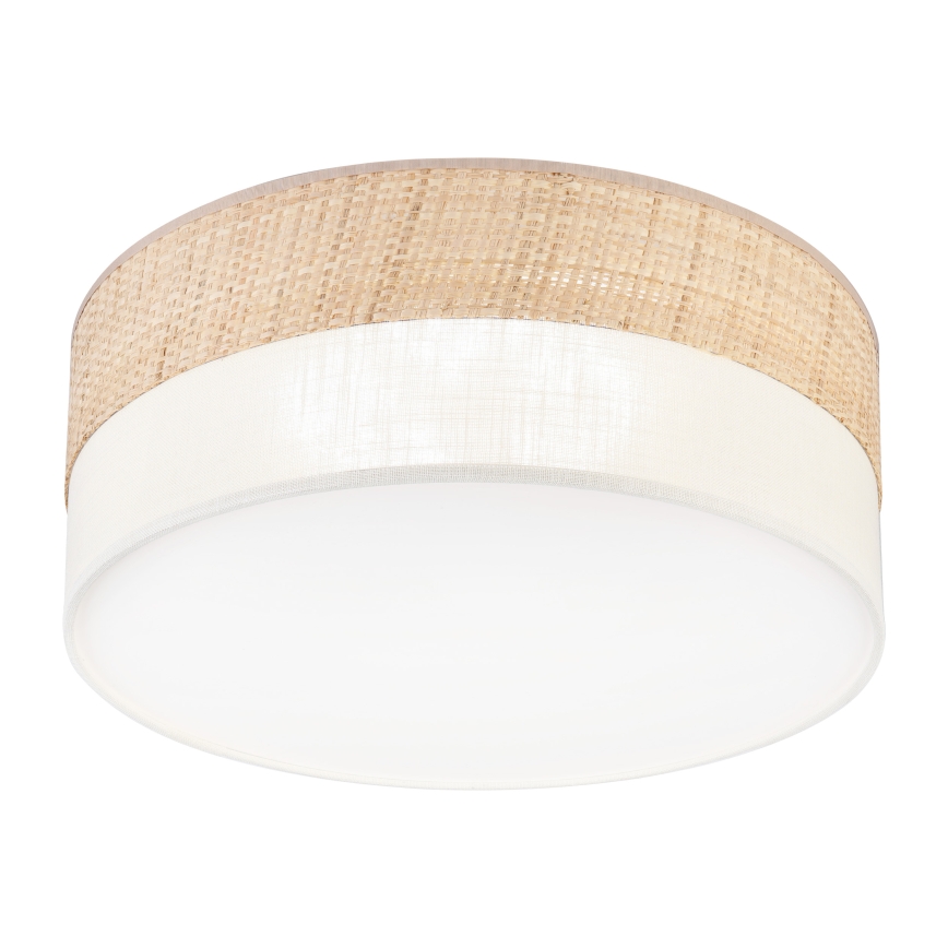 LED-taklampa SIRJA BOHO LED/20W/230V 4000K Ø 35 cm beige/krämvit