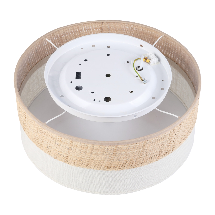 LED-taklampa SIRJA BOHO LED/20W/230V 4000K Ø 35 cm beige/krämvit