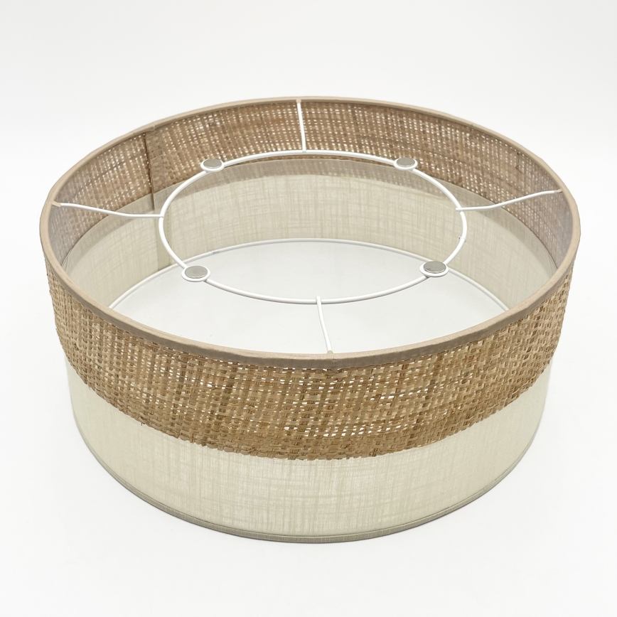 LED-taklampa SIRJA BOHO LED/20W/230V 4000K Ø 35 cm beige/krämvit