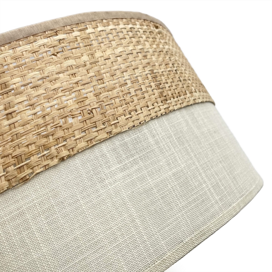 LED-taklampa SIRJA BOHO LED/20W/230V 4000K Ø 35 cm beige/krämvit