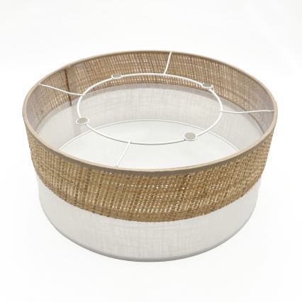 LED-taklampa SIRJA BOHO LED/20W/230V 4000K Ø 35 cm beige/vit