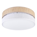 LED-taklampa SIRJA BOHO LED/36W/230V 4000K Ø 45 cm beige/vit
