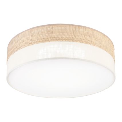 LED-taklampa SIRJA BOHO LED/36W/230V 4000K Ø 45 cm beige/krämfärgad