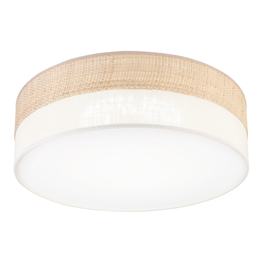 LED-taklampa SIRJA BOHO LED/36W/230V 4000K Ø 45 cm beige/krämfärgad