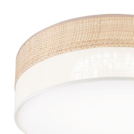 LED-taklampa SIRJA BOHO LED/36W/230V 4000K Ø 45 cm beige/krämfärgad