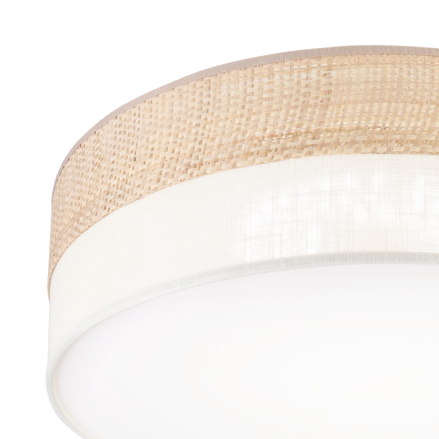 LED-taklampa SIRJA BOHO LED/36W/230V 4000K Ø 45 cm beige/krämfärgad