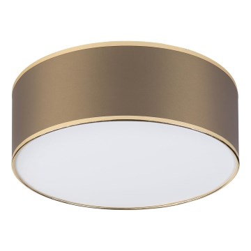 LED-taklampa SIRJA LED/20W/230V 4000K Ø 35 cm brun/guld