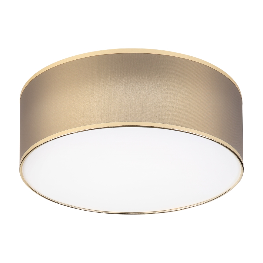 LED-taklampa SIRJA LED/20W/230V 4000K Ø 35 cm brun/guld