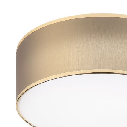 LED-taklampa SIRJA LED/20W/230V 4000K Ø 35 cm brun/guld